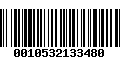 Código de Barras 0010532133480