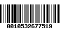 Código de Barras 0010532677519