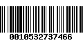 Código de Barras 0010532737466