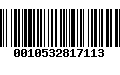 Código de Barras 0010532817113