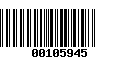 Código de Barras 00105945