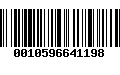 Código de Barras 0010596641198