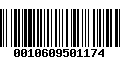 Código de Barras 0010609501174