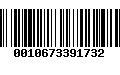 Código de Barras 0010673391732