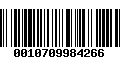 Código de Barras 0010709984266