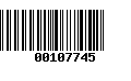 Código de Barras 00107745