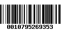 Código de Barras 0010795269353