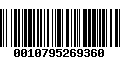 Código de Barras 0010795269360