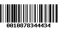 Código de Barras 0010878344434