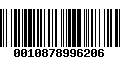 Código de Barras 0010878996206