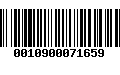 Código de Barras 0010900071659