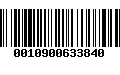 Código de Barras 0010900633840