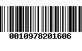 Código de Barras 0010978201606