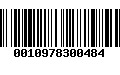 Código de Barras 0010978300484