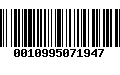 Código de Barras 0010995071947