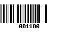 Código de Barras 001100