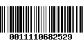 Código de Barras 0011110682529