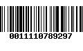 Código de Barras 0011110789297