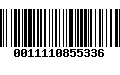 Código de Barras 0011110855336