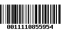 Código de Barras 0011110855954