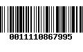 Código de Barras 0011110867995