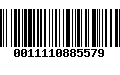 Código de Barras 0011110885579