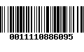 Código de Barras 0011110886095