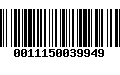 Código de Barras 0011150039949