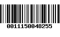 Código de Barras 0011150048255