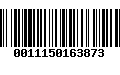 Código de Barras 0011150163873