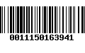 Código de Barras 0011150163941