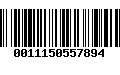 Código de Barras 0011150557894