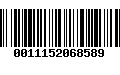 Código de Barras 0011152068589