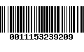 Código de Barras 0011153239209