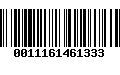 Código de Barras 0011161461333