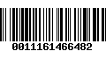 Código de Barras 0011161466482