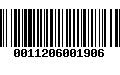 Código de Barras 0011206001906