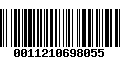 Código de Barras 0011210698055