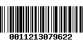 Código de Barras 0011213079622