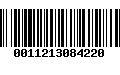 Código de Barras 0011213084220