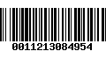 Código de Barras 0011213084954