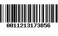 Código de Barras 0011213173856