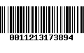 Código de Barras 0011213173894