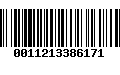 Código de Barras 0011213386171