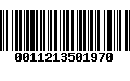 Código de Barras 0011213501970