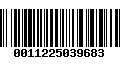 Código de Barras 0011225039683