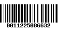 Código de Barras 0011225086632