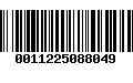 Código de Barras 0011225088049