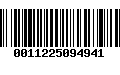 Código de Barras 0011225094941