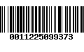 Código de Barras 0011225099373